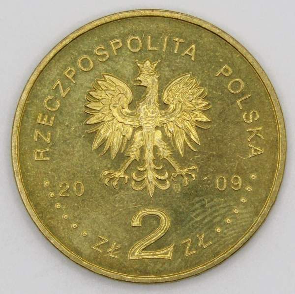 Монета 2 злотых Польша 2009 - Жегота: поляки, спасавшие евреев