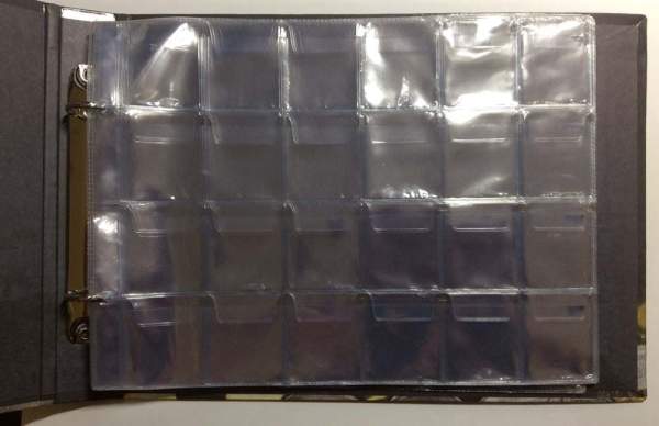 Горизонтальный альбом для монет ПВХ