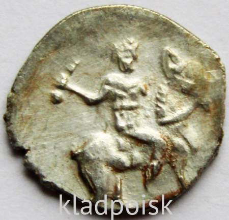 Денга Иван IV Васильевич Грозный (чешуя), серебро, до 1547 года, арт 4