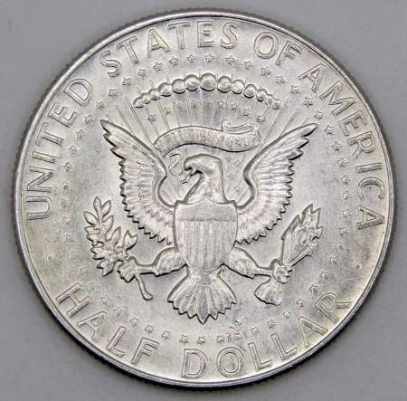 Монета  50 центов США «Кеннеди» 1965 года серебро 400 пробы, арт 3
