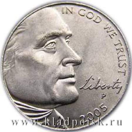 Монета 5 центов Выход к океану