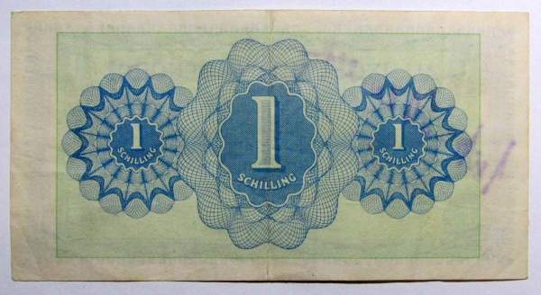 Банкнота 1 шиллинг 1944 года Австрия, арт 2