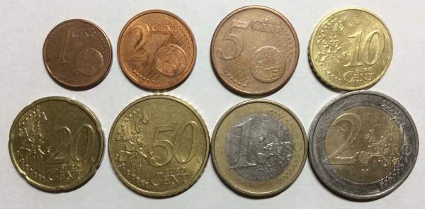 Годовой набор монет Германии 2002 года, монетный двор G