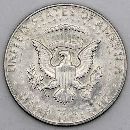 Монета 50 центов США «Кеннеди» 1967 года серебро 400 пробы, арт 5