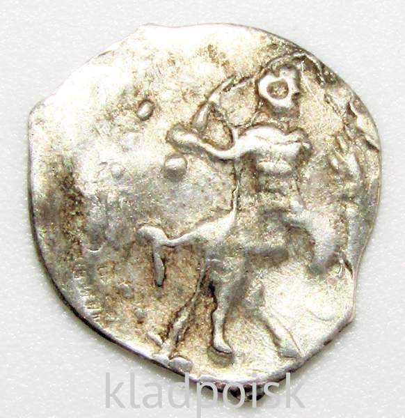 Денга Иван IV Васильевич Грозный (чешуя), серебро, Москва, арт 5 Денга Иван IV Васильевич Грозный (чешуя), серебро, Москва, арт 5