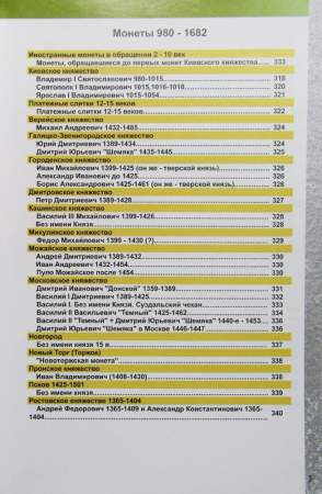 Каталог монет России и допетровской Руси 980-1917 гг. (с ценами)