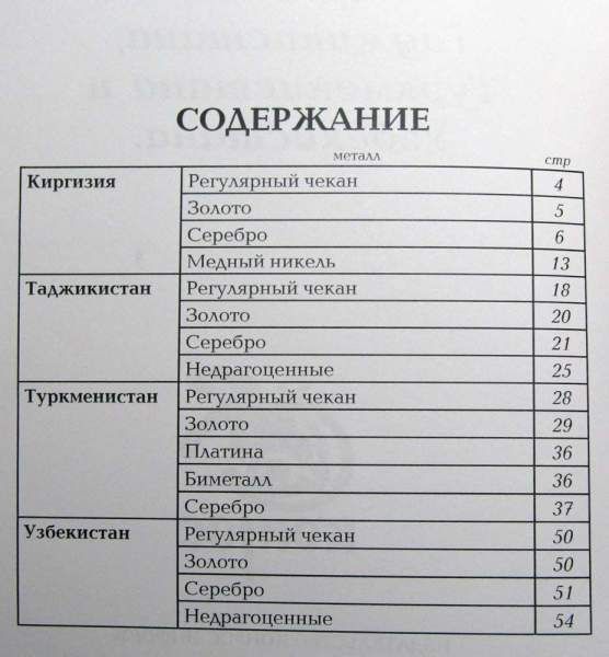Каталог-справочник Монеты Киргизии, Таджикистана, Туркменистана и Узбекистана Каталог-справочник Монеты Киргизии, Таджикистана, Туркменистана и Узбекистана