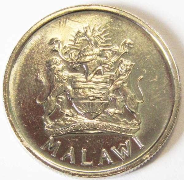 Монета Малави 5 тамбала 1995 года