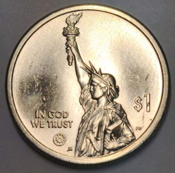 Монета 1 доллар США, Флорида, Мыс Канаверал, Шаттл, 2025 D