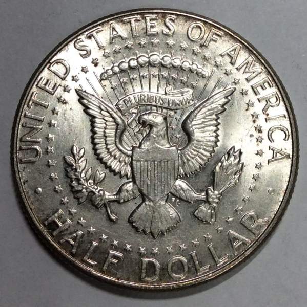 Монета 50 центов США Кеннеди 1964, Серебро 900 пробы (арт 2)