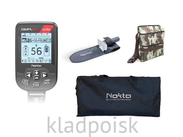 Металлоискатель Nokta Simplex ULTRA с катушкой 11″ DD + подарки Металлоискатель Nokta Simplex ULTRA с катушкой 11″ DD + подарки