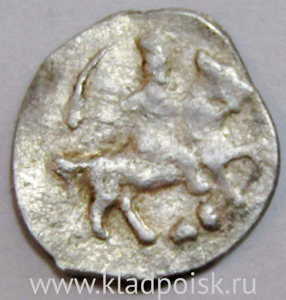 Денга Иван IV Васильевич Грозный (чешуя), серебро, 1533-1584 г., арт 11 Денга Иван IV Васильевич Грозный (чешуя), серебро, 1533-1584 г., арт 11