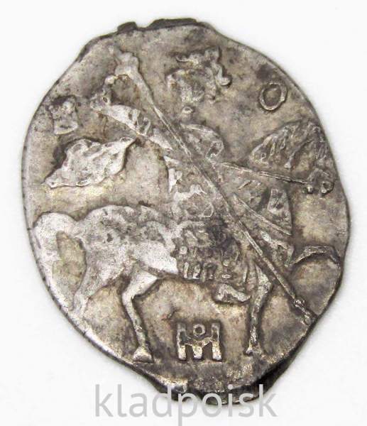 Копейка серебро Борис Федорович Годунов (чешуя), 1598-1605 гг. Московский денежный двор (арт 4) Копейка серебро Борис Федорович Годунов (чешуя), 1598-1605 гг. Московский денежный двор (арт 4)