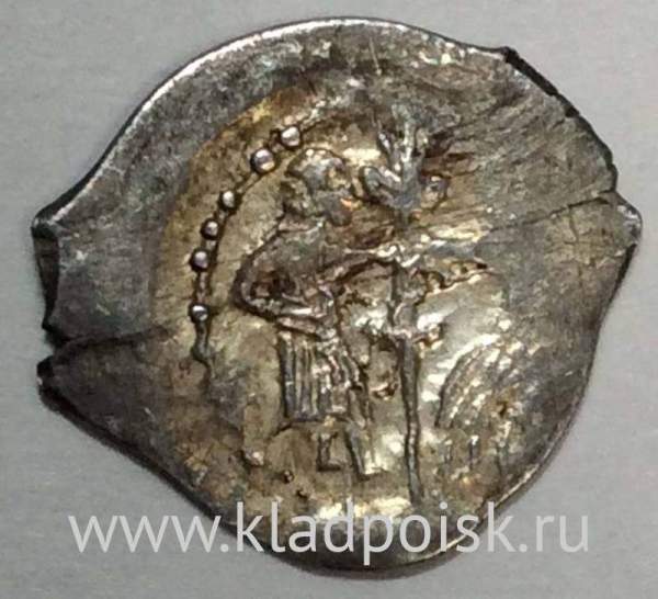 Денга Василий II Васильевич «Тёмный», серебро, Голова/посадка дерева, арт 5 Денга Василий II Васильевич «Тёмный», серебро, Голова/посадка дерева, арт 5