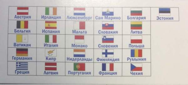 Альбом-планшет для монет стран Евросоюза, 2 тома