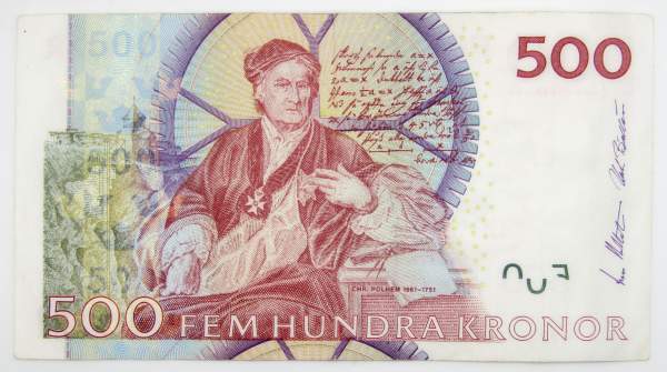 Банкнота 500 крон 2001-2012 гг. Швеция