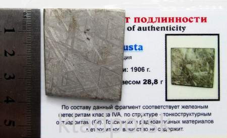 Спил метеорита Муонионалуста (Muonionalusta), арт 1 Спил метеорита Муонионалуста (Muonionalusta), арт 1