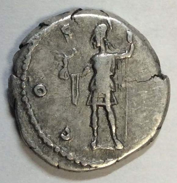 Монета Денарий Рим Император Публий Элий Траян Адриан, 117-138 гг.