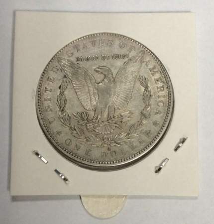Монета 1 доллар Моргана США, Серебро 900 пр., 1879 год