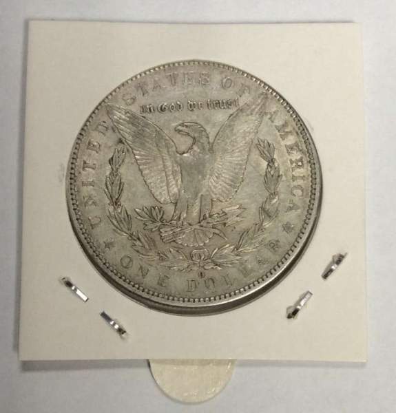 Монета 1 доллар Моргана США, Серебро 900 пр., 1879 год