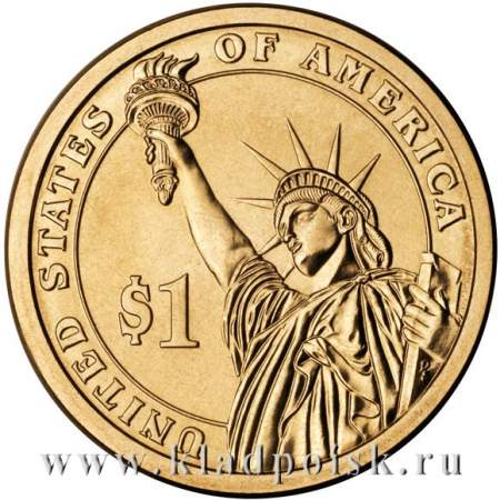 Монета 1 доллар США (2011) 19-ый Президент Ратерфорд Хейз