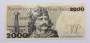 Банкнота 2000 злотых 1982 года Польша