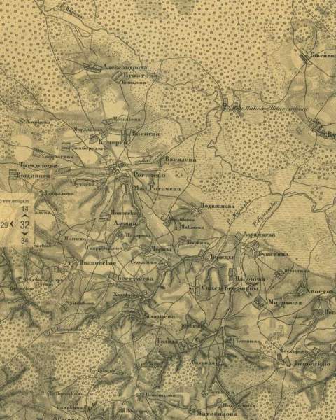 Исторический атлас Московской губернии