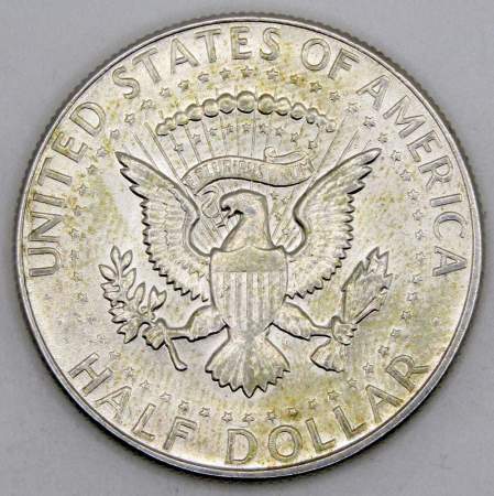 Монета 50 центов США «Кеннеди» 1968 года серебро 400 пробы, арт 6