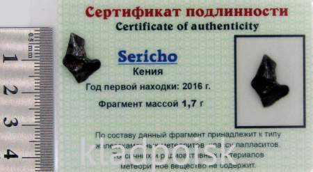 Осколок метеорита Sericho (арт 7) Осколок метеорита Sericho (арт 7)