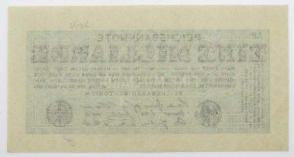 Банкнота 1 миллиард марок 1924 года - Веймарская Республика Банкнота 1 миллиард марок 1924 года - Веймарская Республика