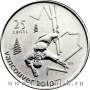 Монета  25 центов Канада, Олимпиада 2010 год Ванкувер – Фристайл