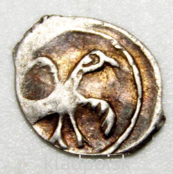 Полушка (1/4 копейки) серебро Иван IV Васильевич Грозный 1533-1584 гг. Москва, арт 3