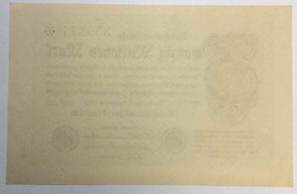 Банкнота 20 миллионов марок 1924 года - Веймарская Республика