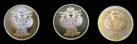 Набор жетонов ГОЗНАКа «300 лет Российскму военно-морскому флоту» в футляре (Апраксин)