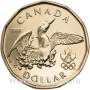 Монета 1 Доллар Канада, XXI зимние Олимпийские Игры, Ванкувер 2010 - Олимпийская утка