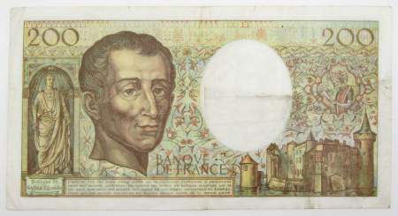 Банкнота 200 франков 1992 года Франция (Монтескьё), арт 2