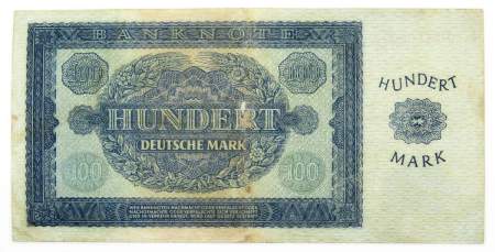Банкнота 100 марок ГДР 1948 года