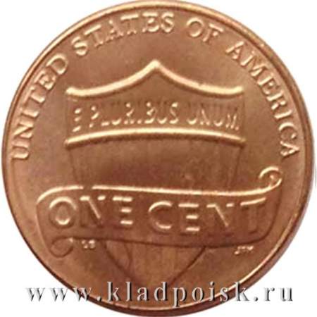 Монета 1 цент Линкольн Щит Союза