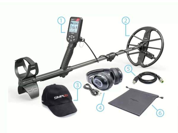 Металлоискатель Nokta Simplex ULTRA WHP с катушкой 11″ DD и наушниками Bluetooth aptX Металлоискатель Nokta Simplex ULTRA WHP с катушкой 11″ DD и наушниками Bluetooth aptX