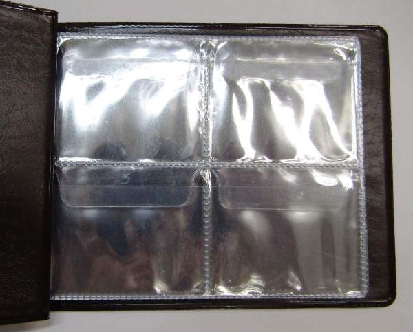 Карманный альбом для монет МБ-1, 8 листов по 4 ячейки