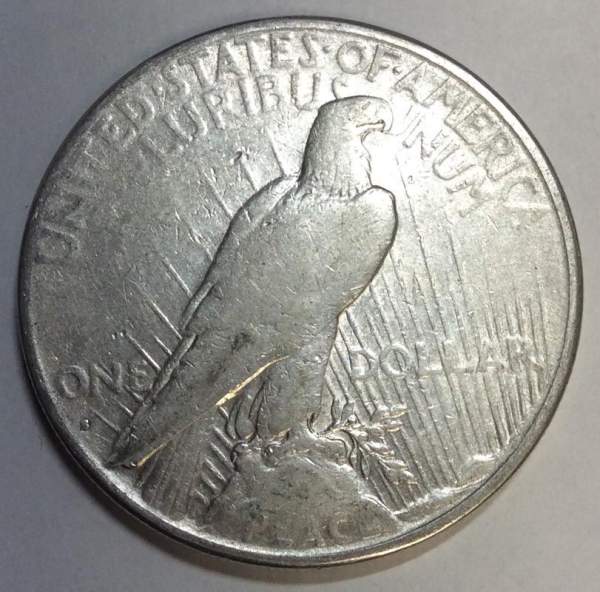 Монета 1 доллар США «Мир» 1928 года, Серебро 900 пробы