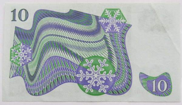 Банкнота 10 крон 1987 года Швеция, арт 2