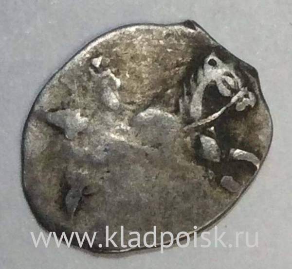 Копейка серебро Михаил Фёдорович (чешуя), 1613-1645 гг. НГД - Новгородский денежный двор, арт 2