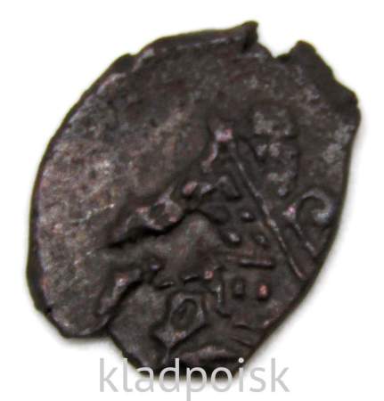 Копейка медь Алексей Михайлович (чешуя), Медный бунт, Москва, Новый монетный двор, арт 16