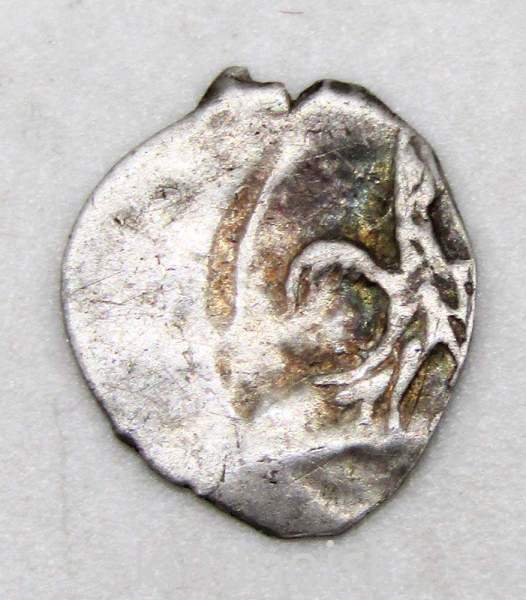 Полушка (1/4 копейки) серебро Иван IV Васильевич Грозный 1533-1584 гг. Москва