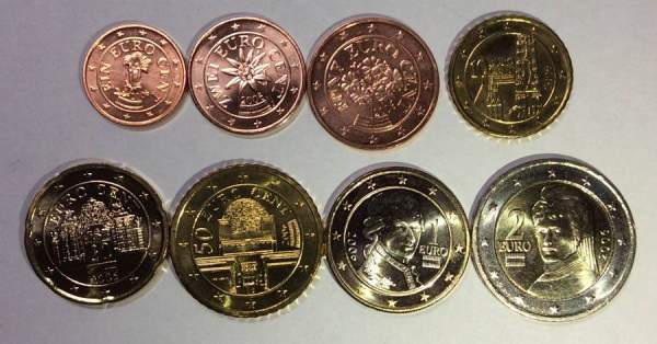 Годовой набор монет Евро Австрия 2006