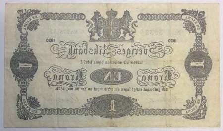 Банкнота 1 крона 1920 года Швеция