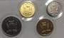 Набор регулярных монет Замбии 2012 года, 4 монеты