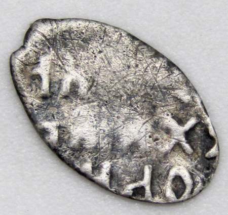 Денга серебро Михаил Фёдорович (чешуя), Москва