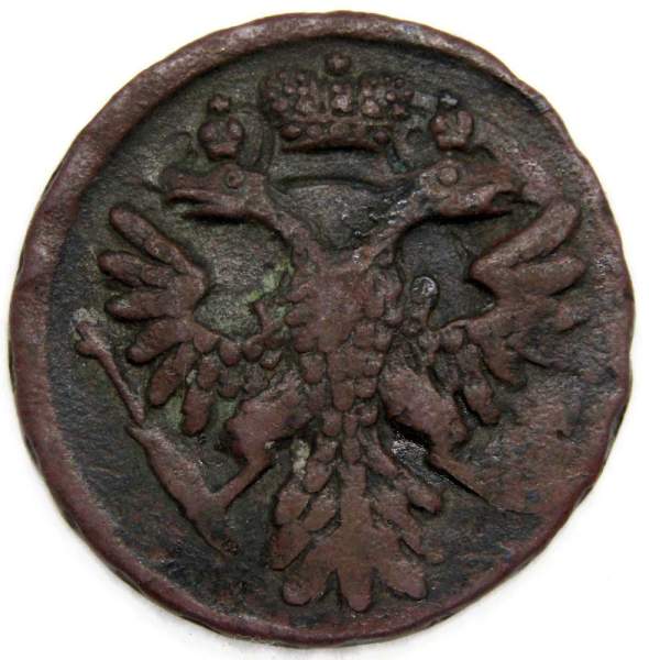 Монета 1 денга 1740 года, Российская Империя, Анна Иоановна